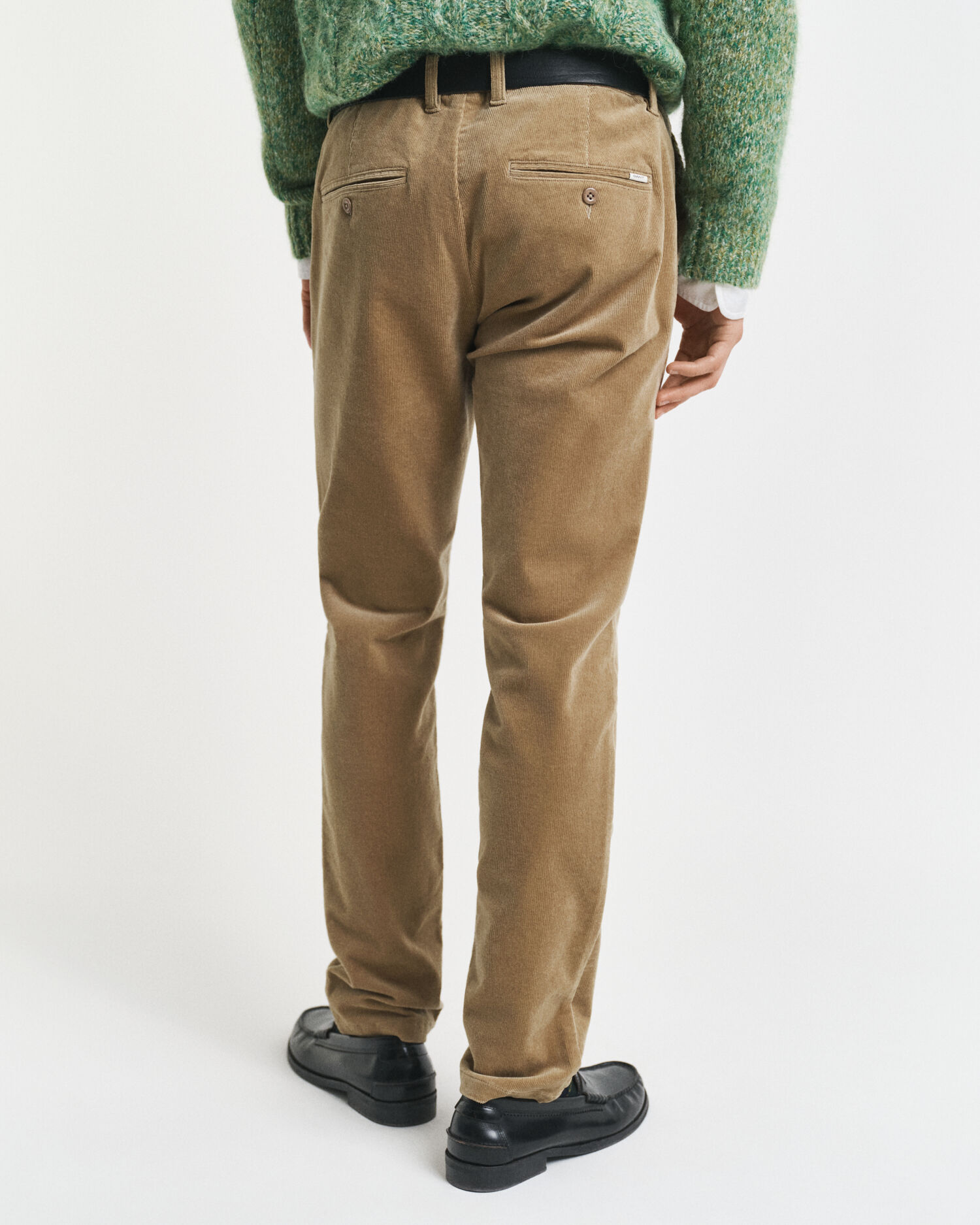 Pantaloni chino in velluto a coste slim fit