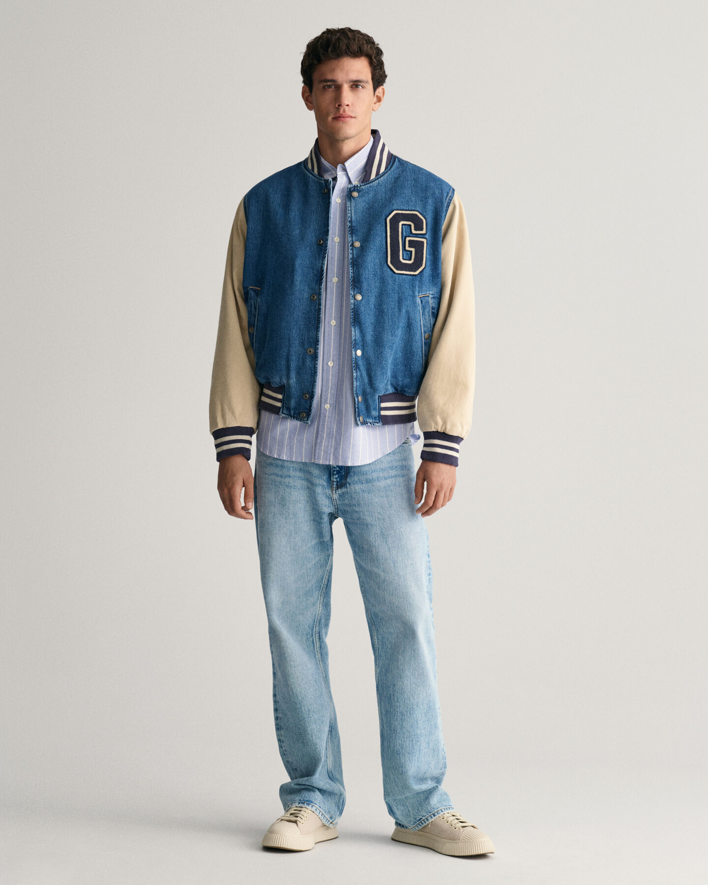 Camicia Oxford a righe Heritage relaxed fit