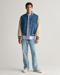 Camicia Oxford a righe Heritage relaxed fit