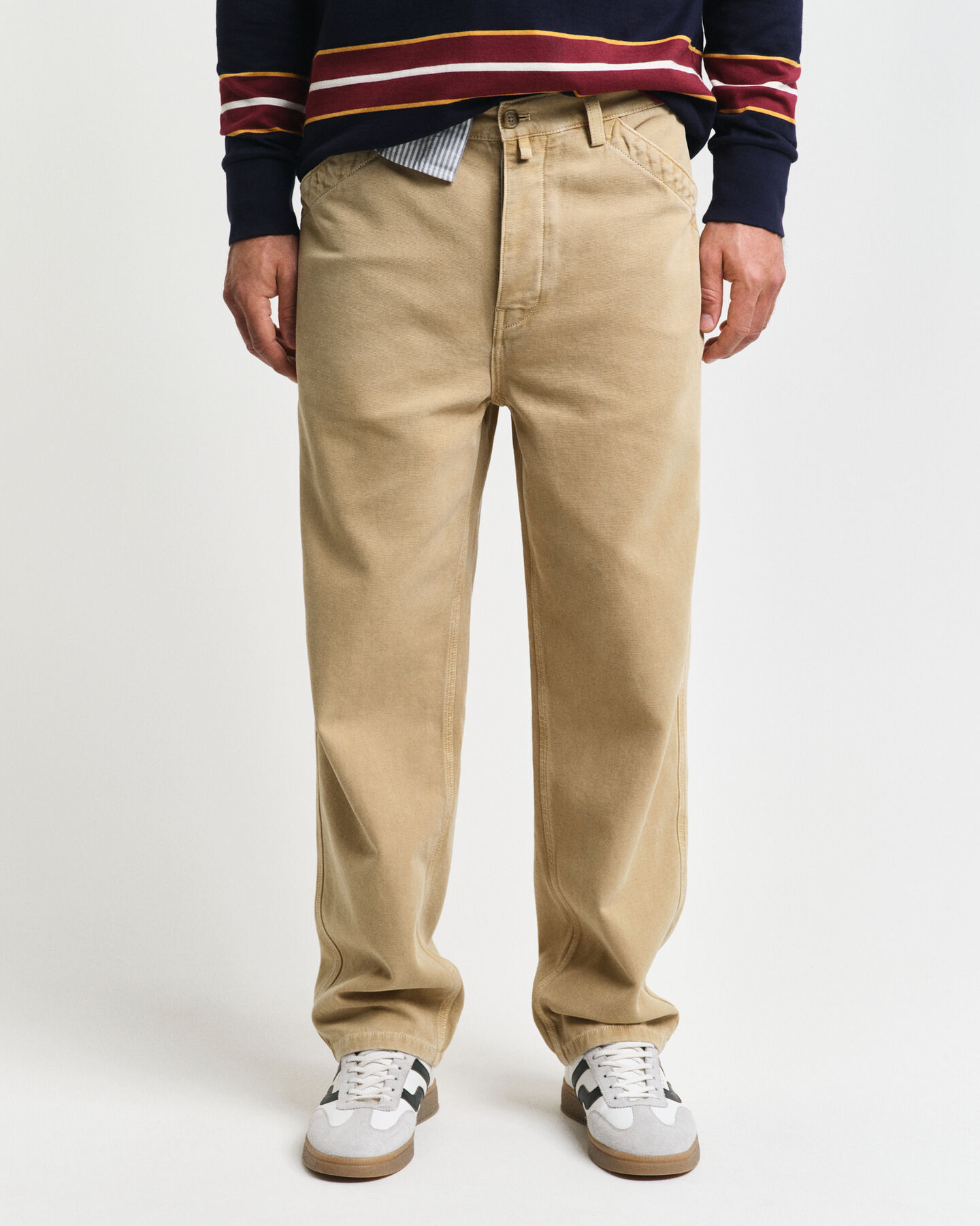 Pantaloni in tela relaxed fit
