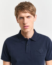 Tonal Shield Polo Shirt