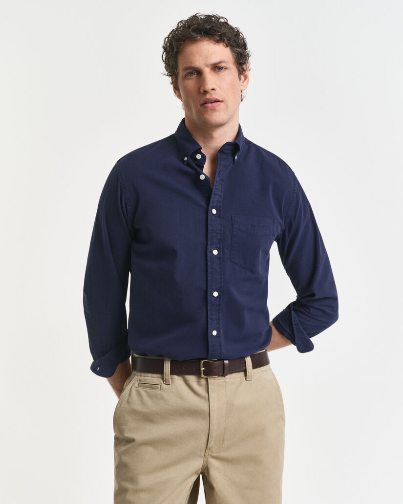 Camicia di twill in capo regular fit