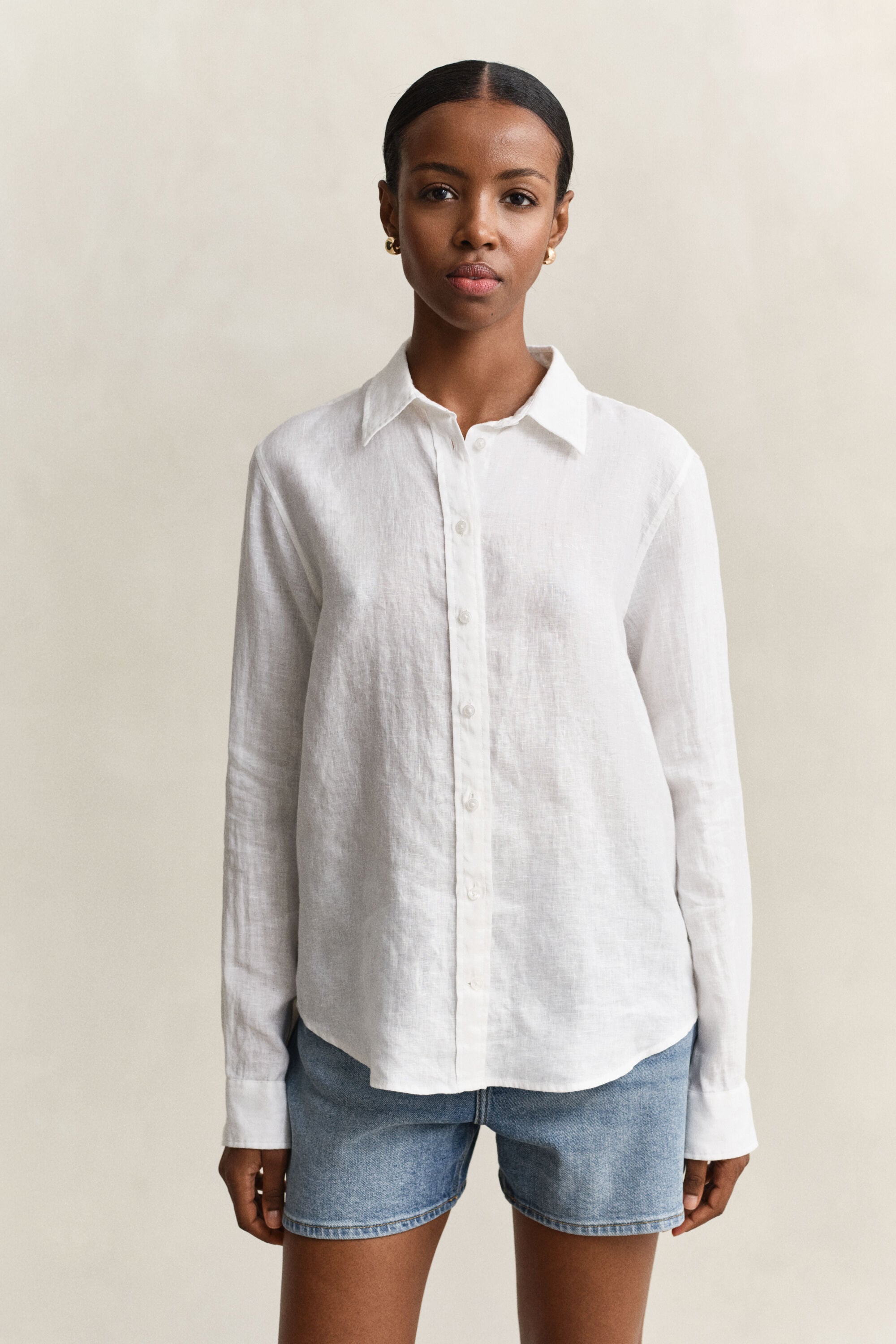 Camicia di lino regular fit