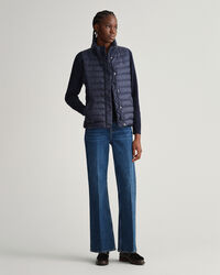 Piumino smanicato leggero