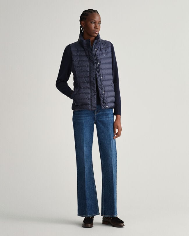 Piumino smanicato leggero