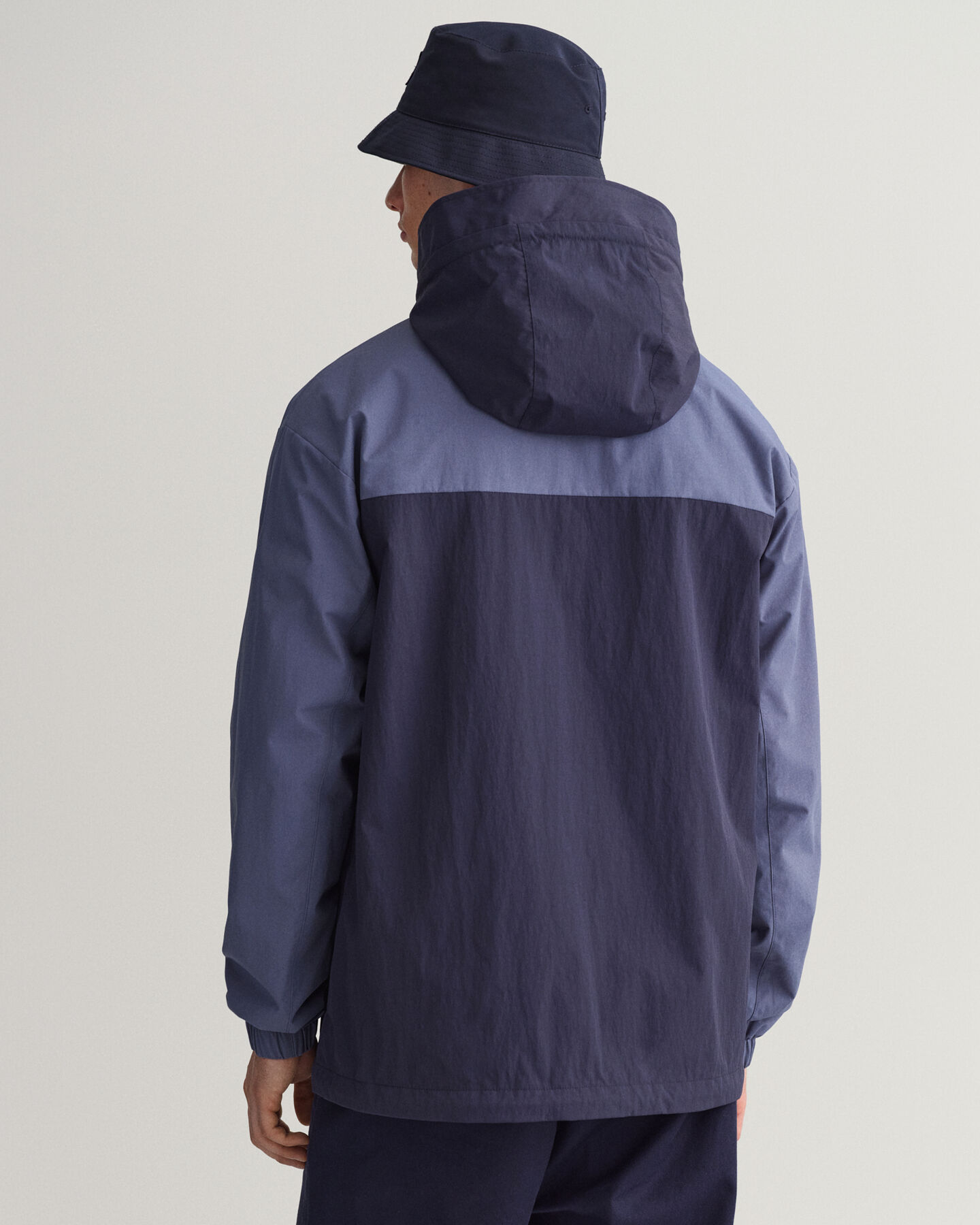 Giacca Blocked con cappuccio