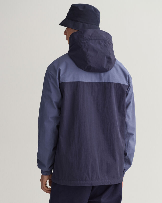 Giacca Blocked con cappuccio