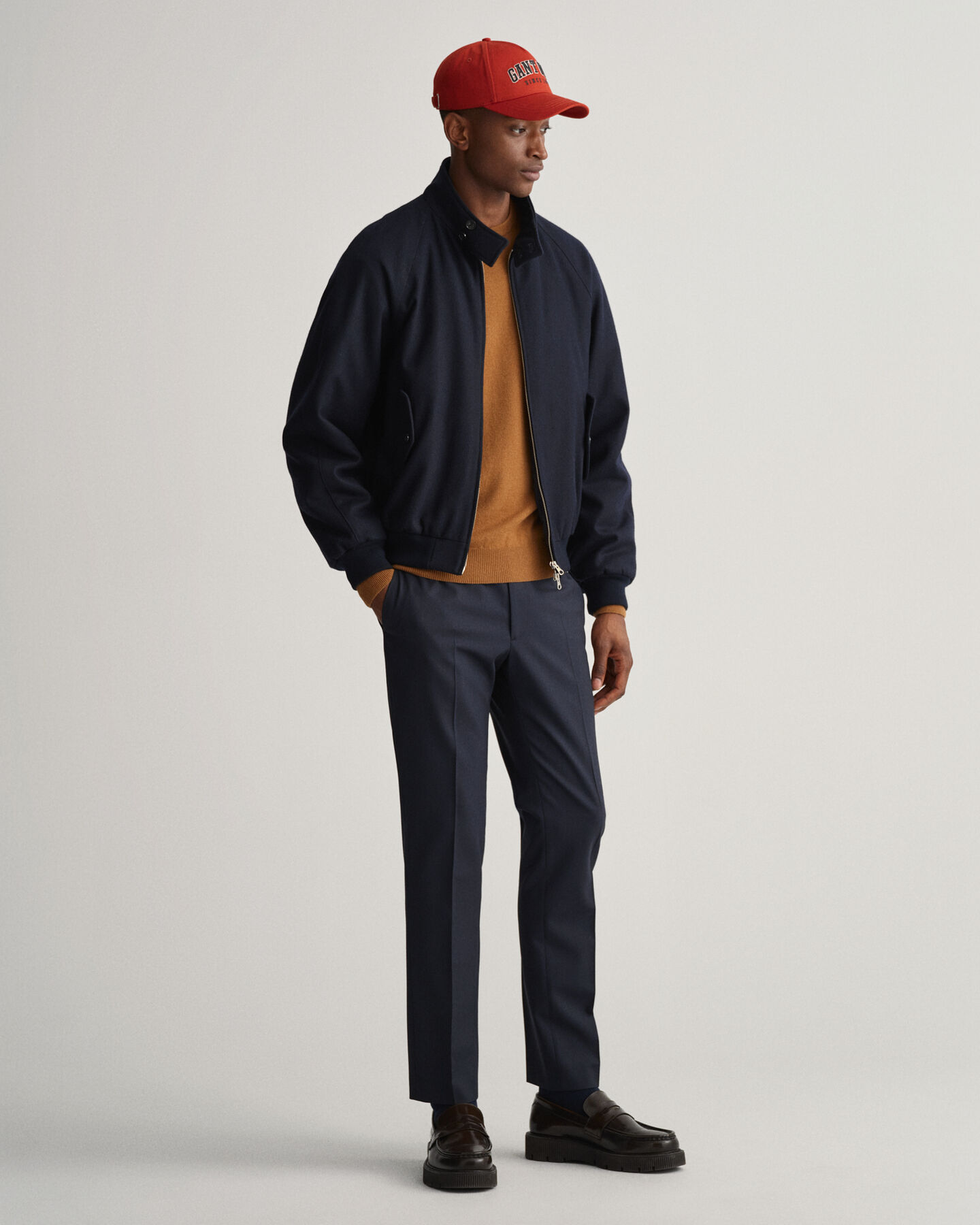 Giacca Harrington in lana