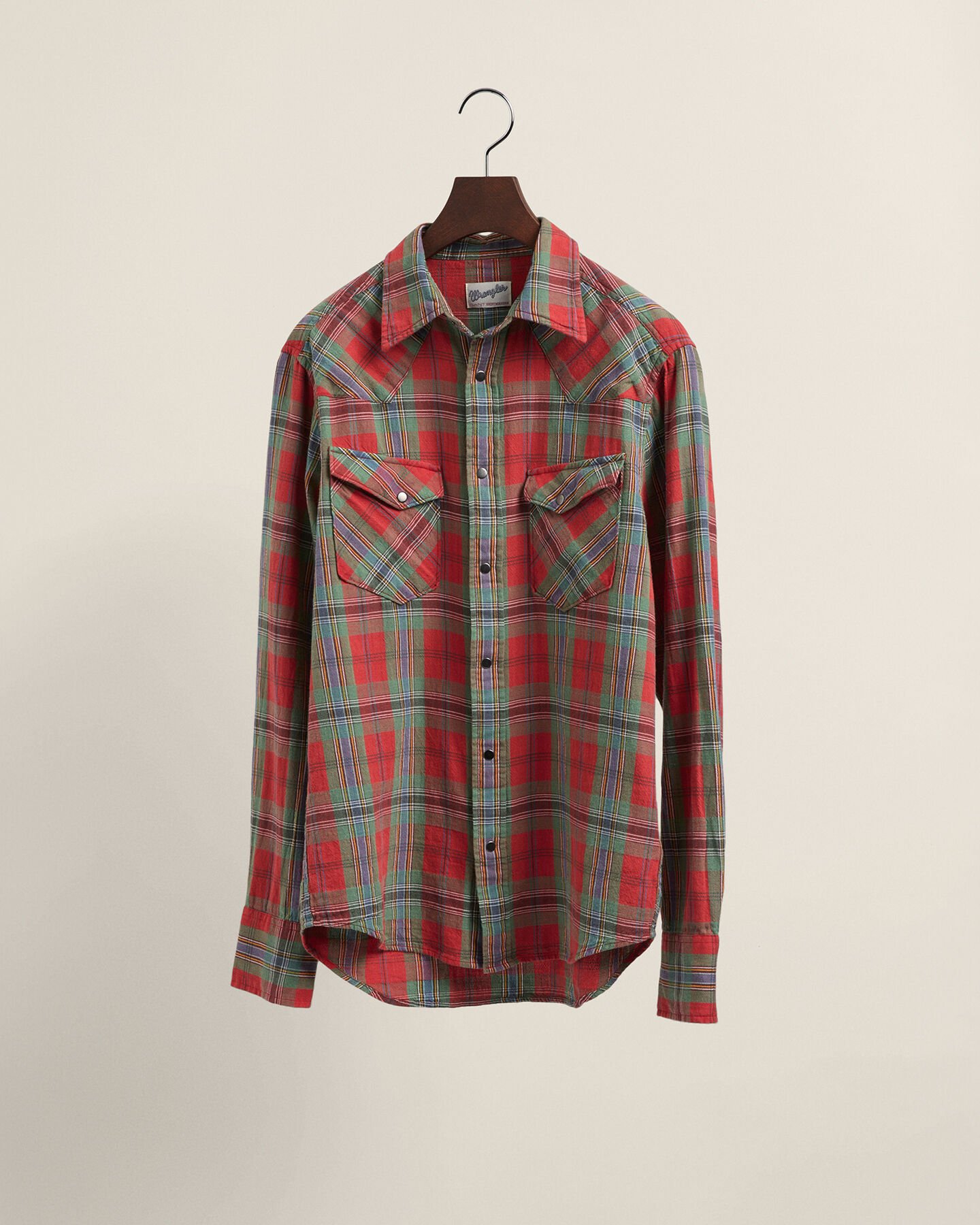 Camicia Western Wrangler x GANT regular a scacchi