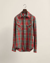 Camicia Western Wrangler x GANT regular a scacchi