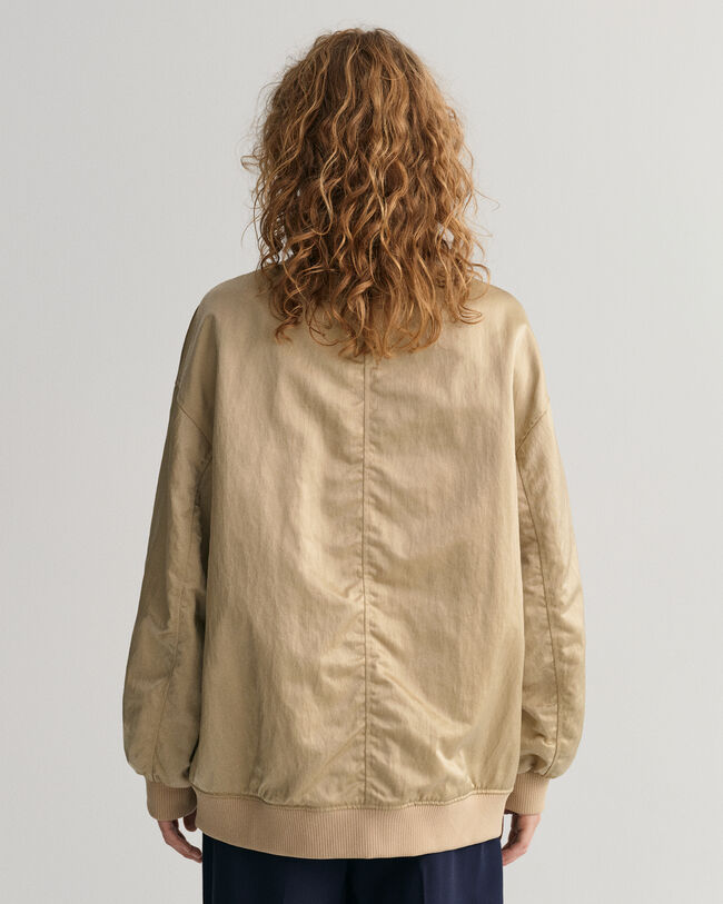 Giacca bomber in raso