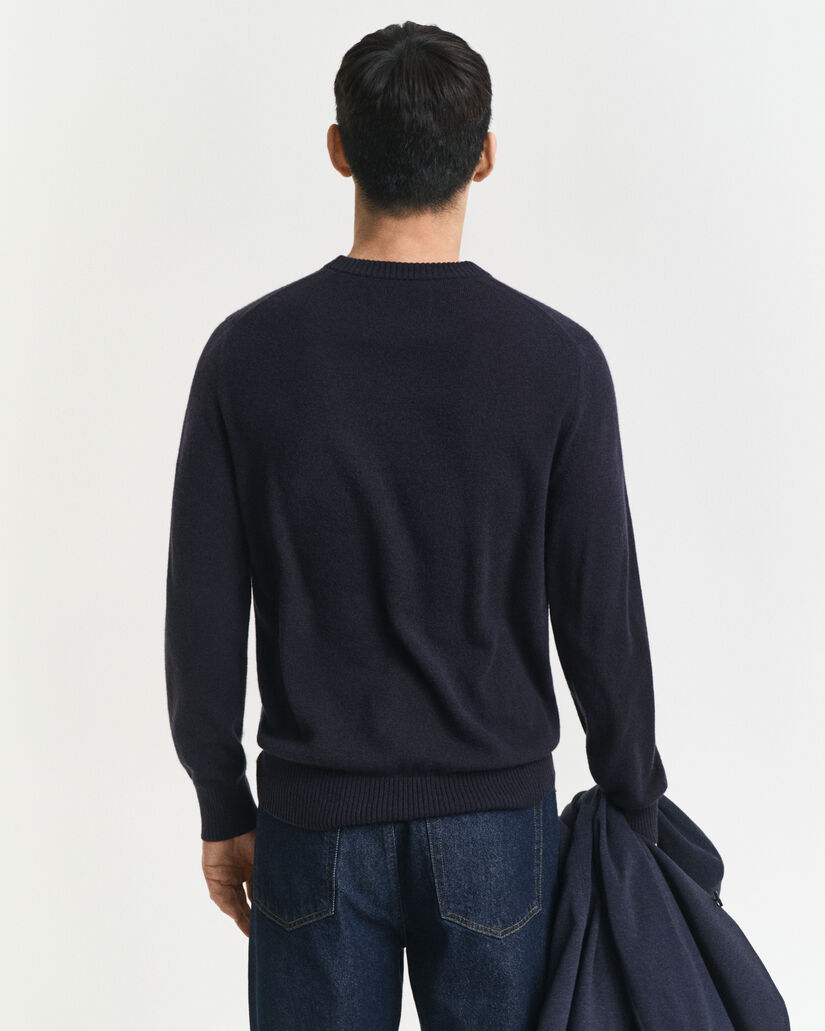 Maglia girocollo in cashmere