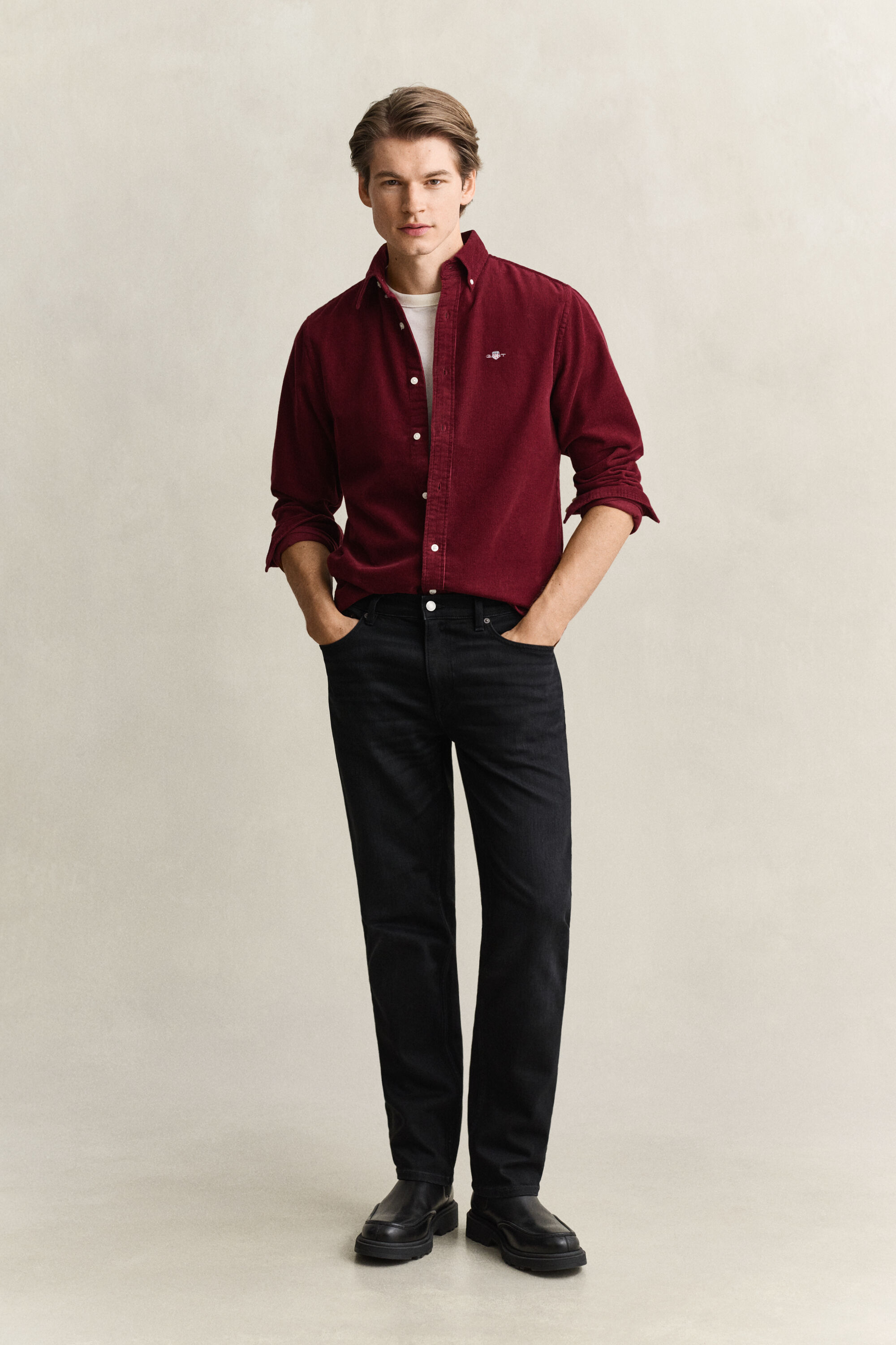 Camicia in velluto a coste