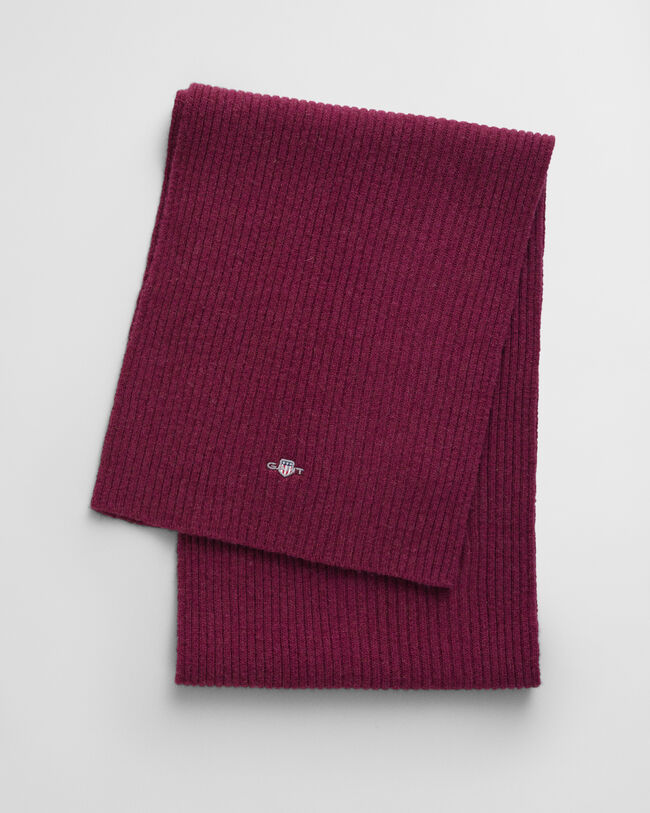 Sciarpa in lana lavorata a maglia Shield Teens