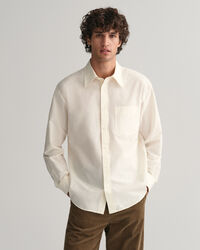 Camicia misto cotone-seta relaxed fit