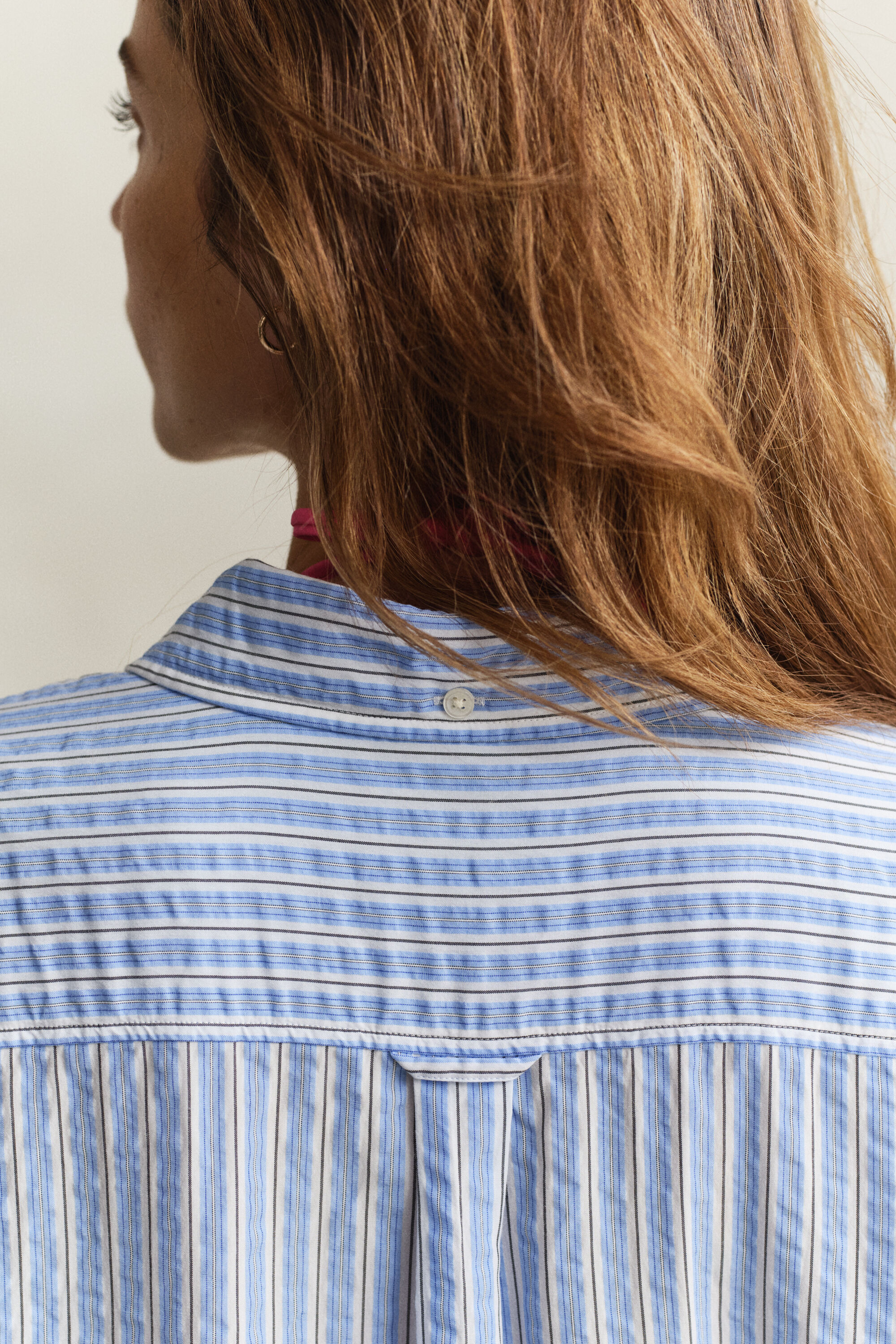 Camicia in seersucker a righe