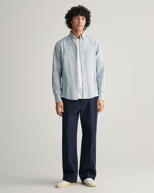 Camicia Oxford Tattersall Archive regular fit