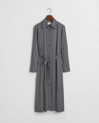 Abito chemisier con stampa geometrica