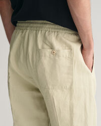 Pantaloni in lino e cotone