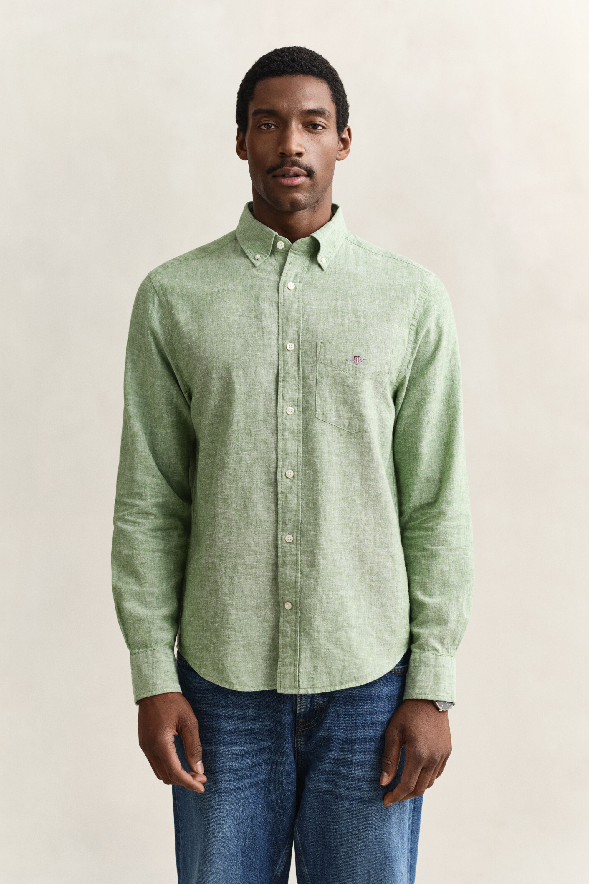 Camicia in misto lino