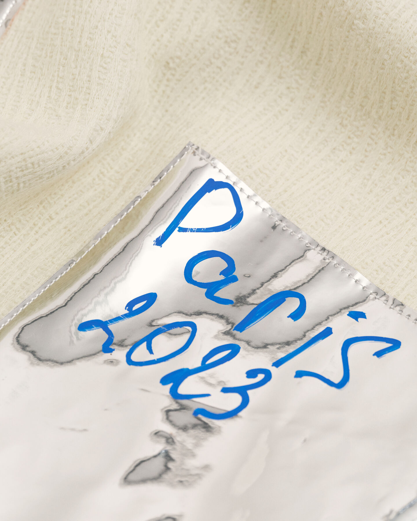 Giacca varsity boucl&eacute; Blank Canvas Project x Harry Nuriev