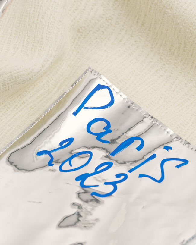 Giacca varsity boucl&eacute; Blank Canvas Project x Harry Nuriev