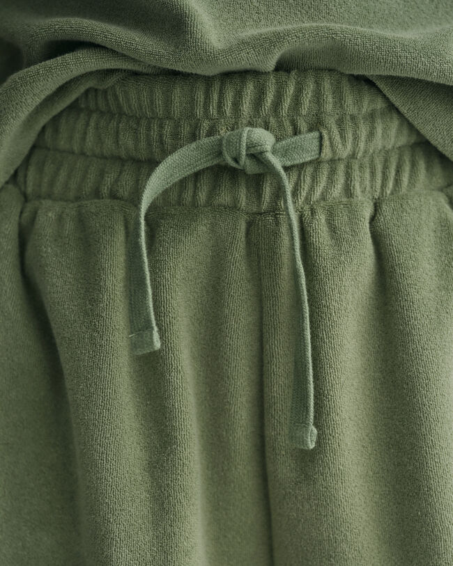 Pantaloncini in spugna a vita alta Teen Girls