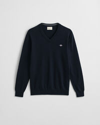 Maglia in cotone con scollo a V classico