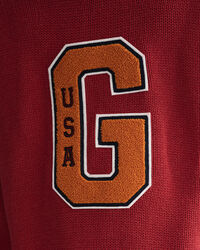 Maglia girocollo letterman oversize