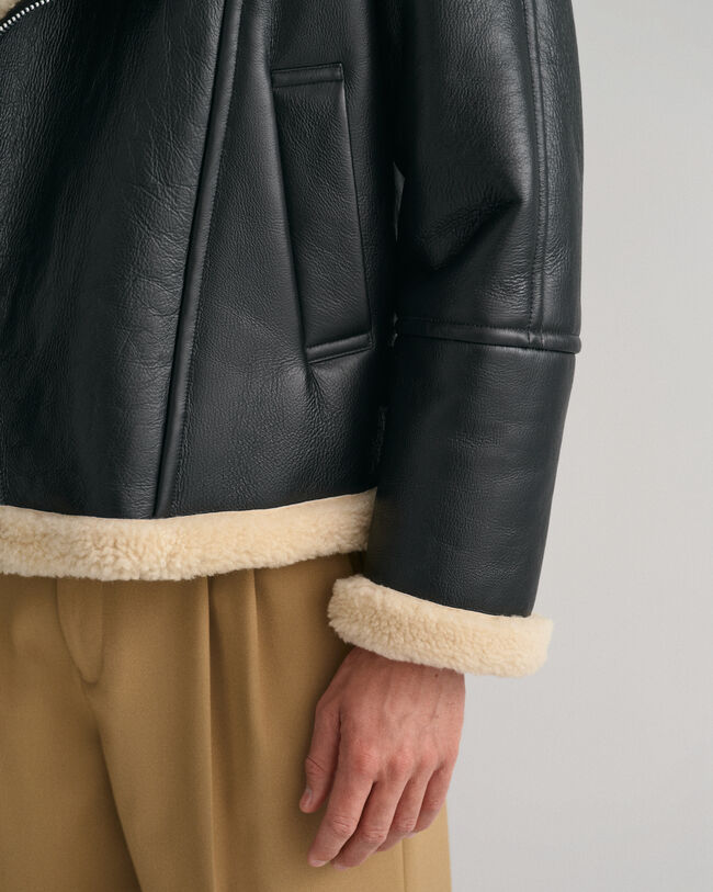 Giacca in montone pesante