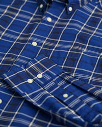 Camicia a quadri in popeline regular fit