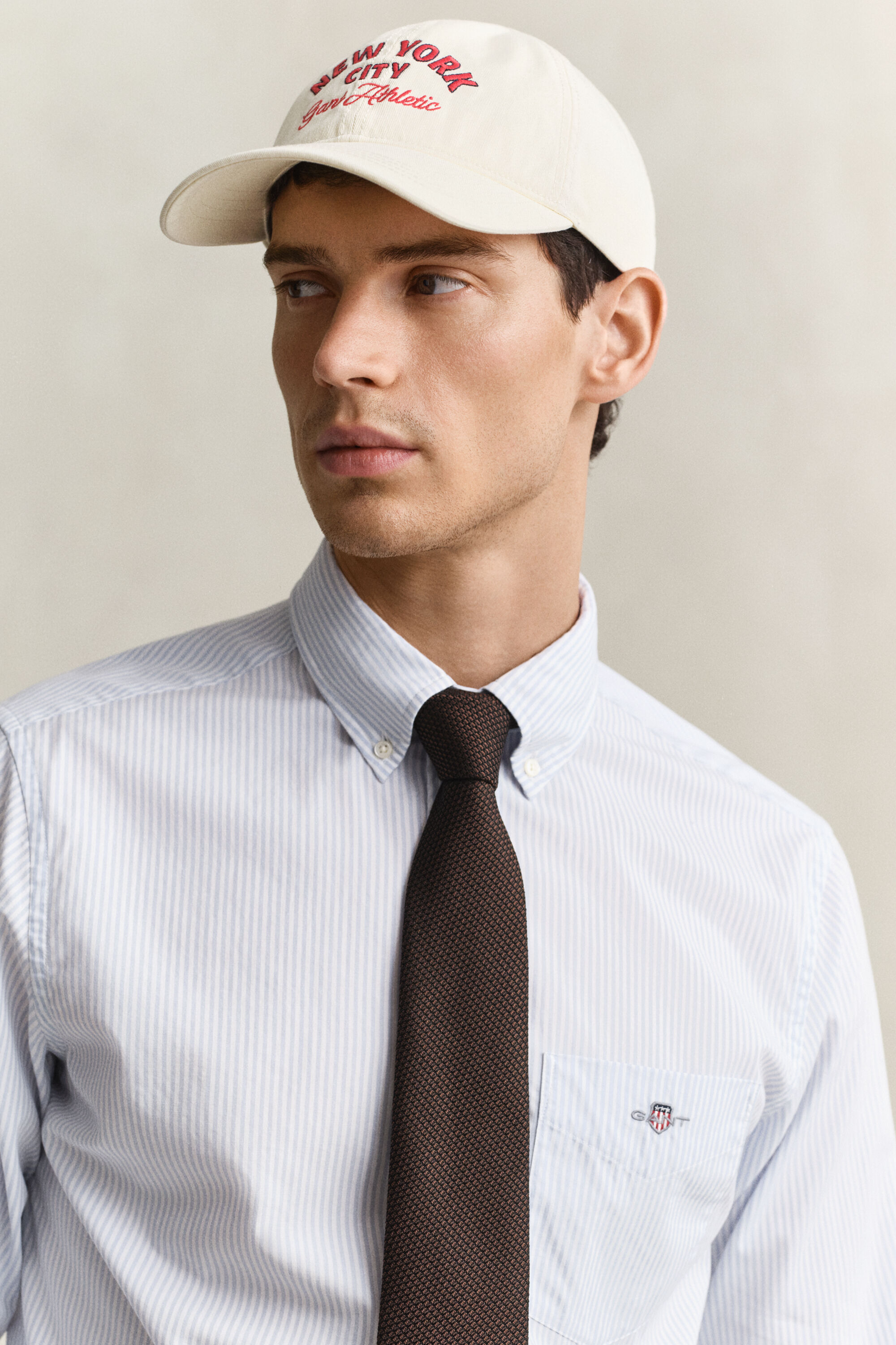 Camicia in popeline a righe Classic regular