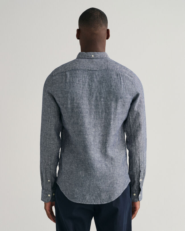 Camicia di lino slim fit