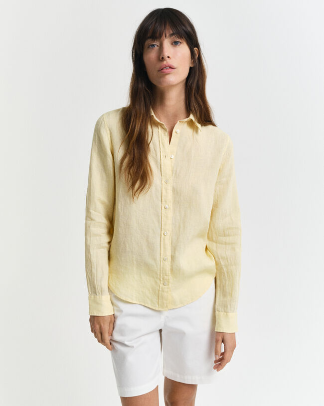 Camicia di lino regular fit