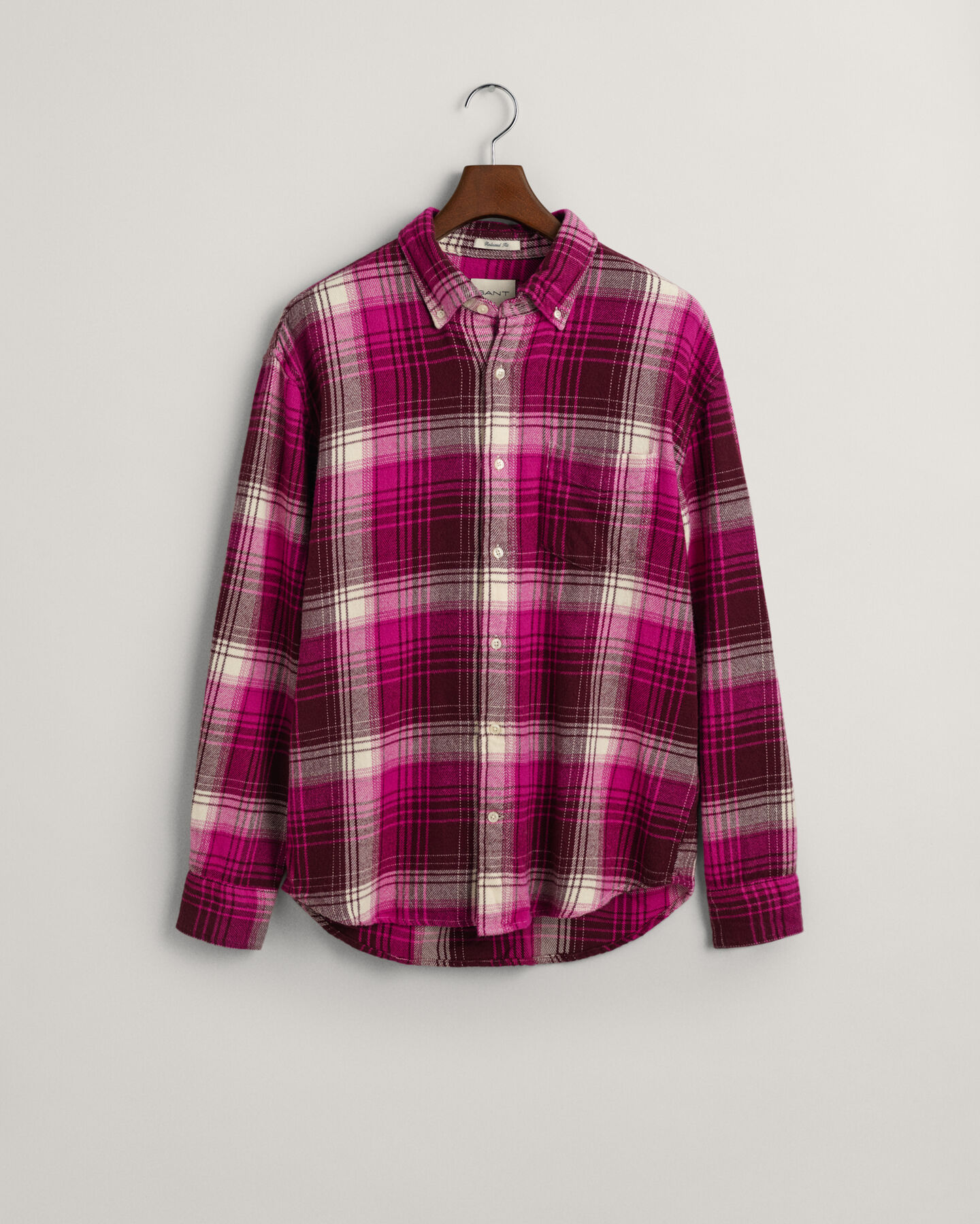 Camicia in pesante flanella a quadri relaxed fit