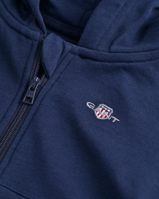 Felpa con cappuccio e zip Shield Baby