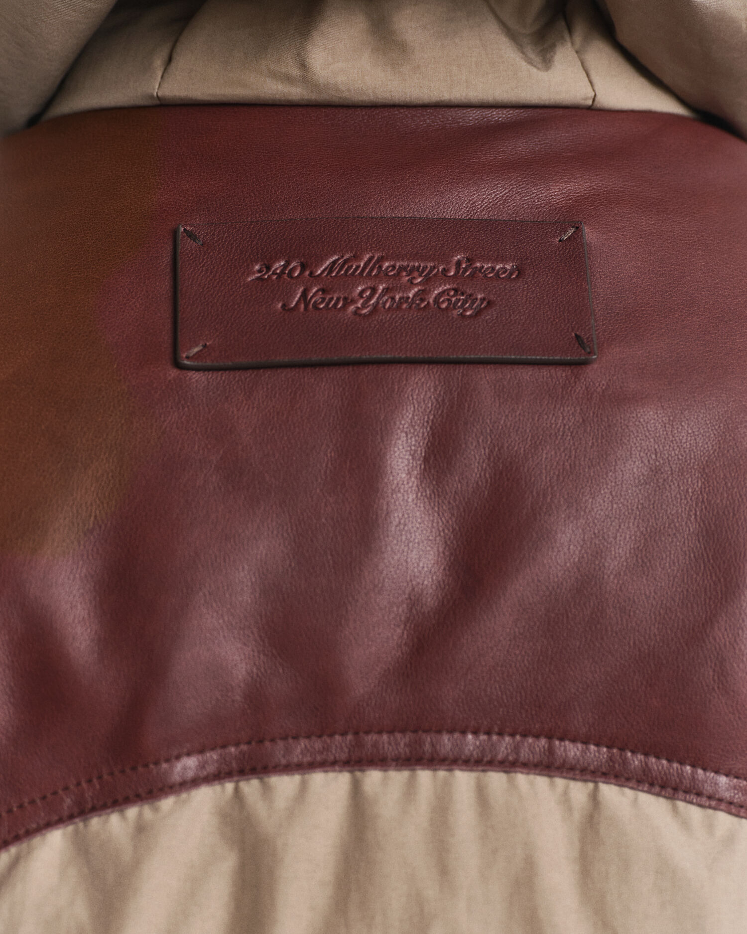 Parka in piumino d'oca in cotone