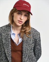 Blazer con motivo a spina di pesce relaxed fit