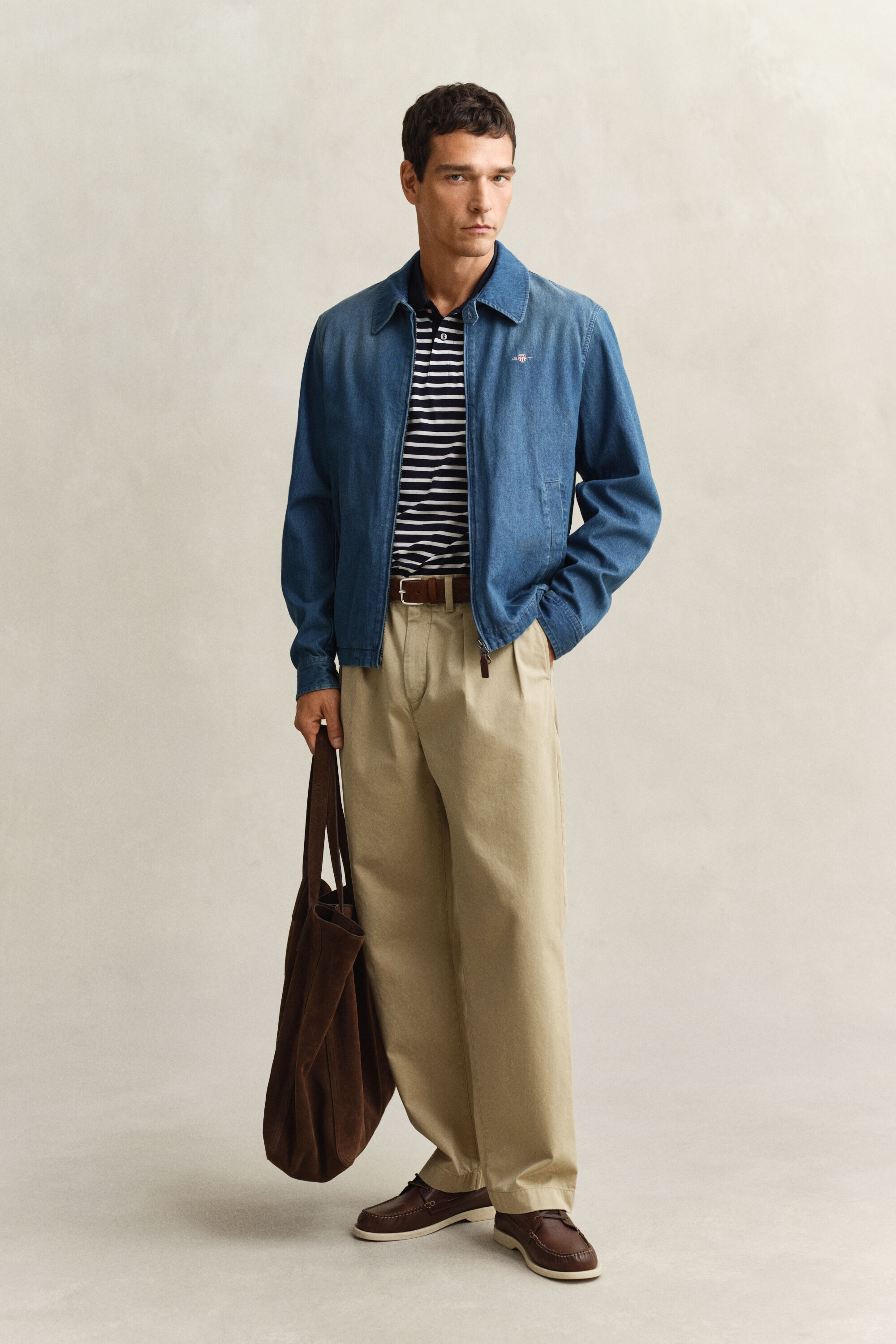 Giacca Windcheater Indigo