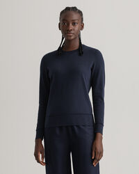 Maglia girocollo in cotone leggero