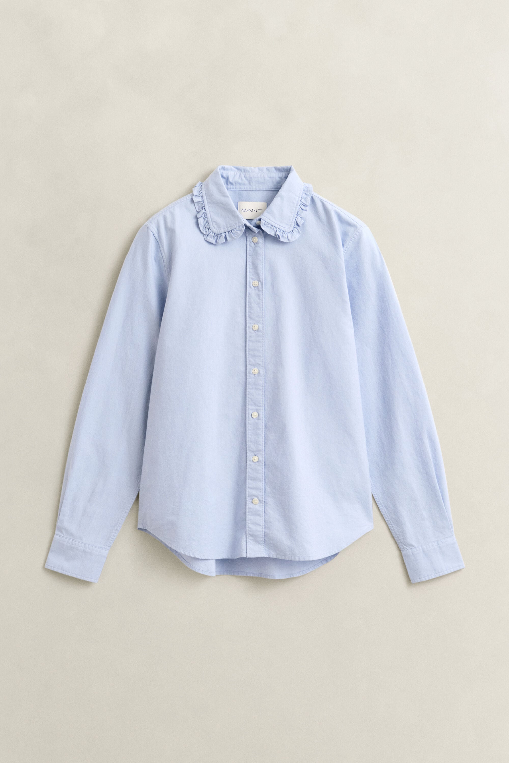 Camicia Oxford classica con volant
