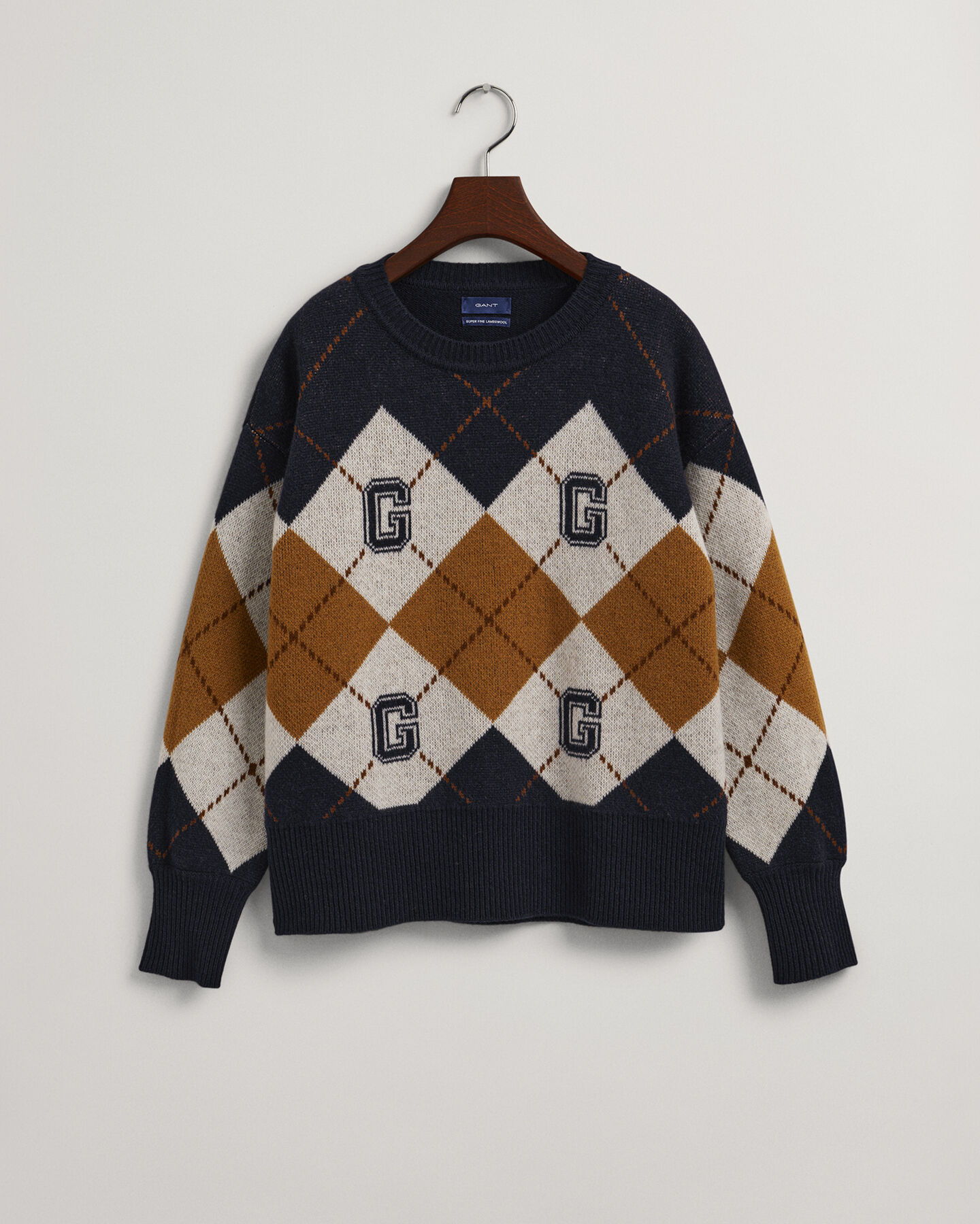 Maglia girocollo Argyle