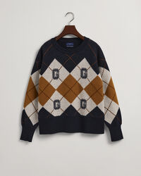 Maglia girocollo Argyle