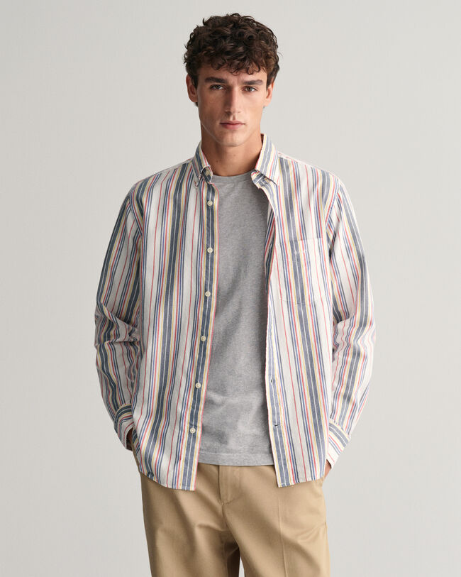 Camicia Archive Oxford a righe regular fit 