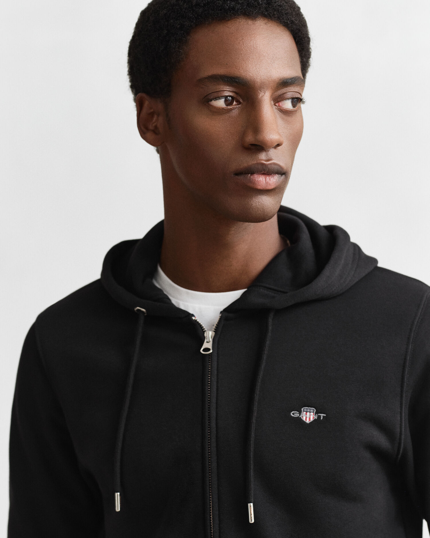 Felpa con cappuccio Shield con zip