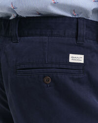 Pantaloncini chino in twill di cotone relaxed fit