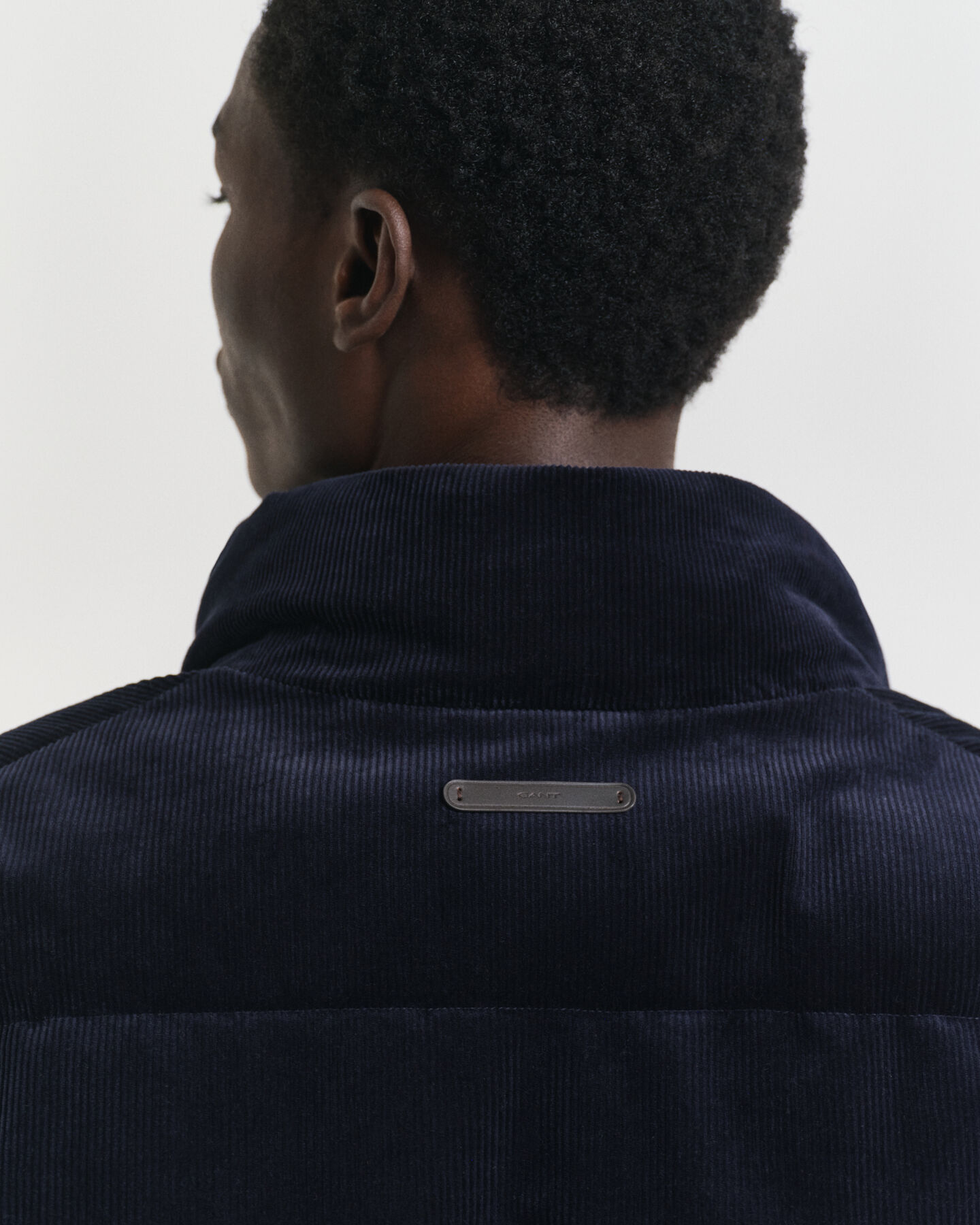 Piumino in velluto a coste