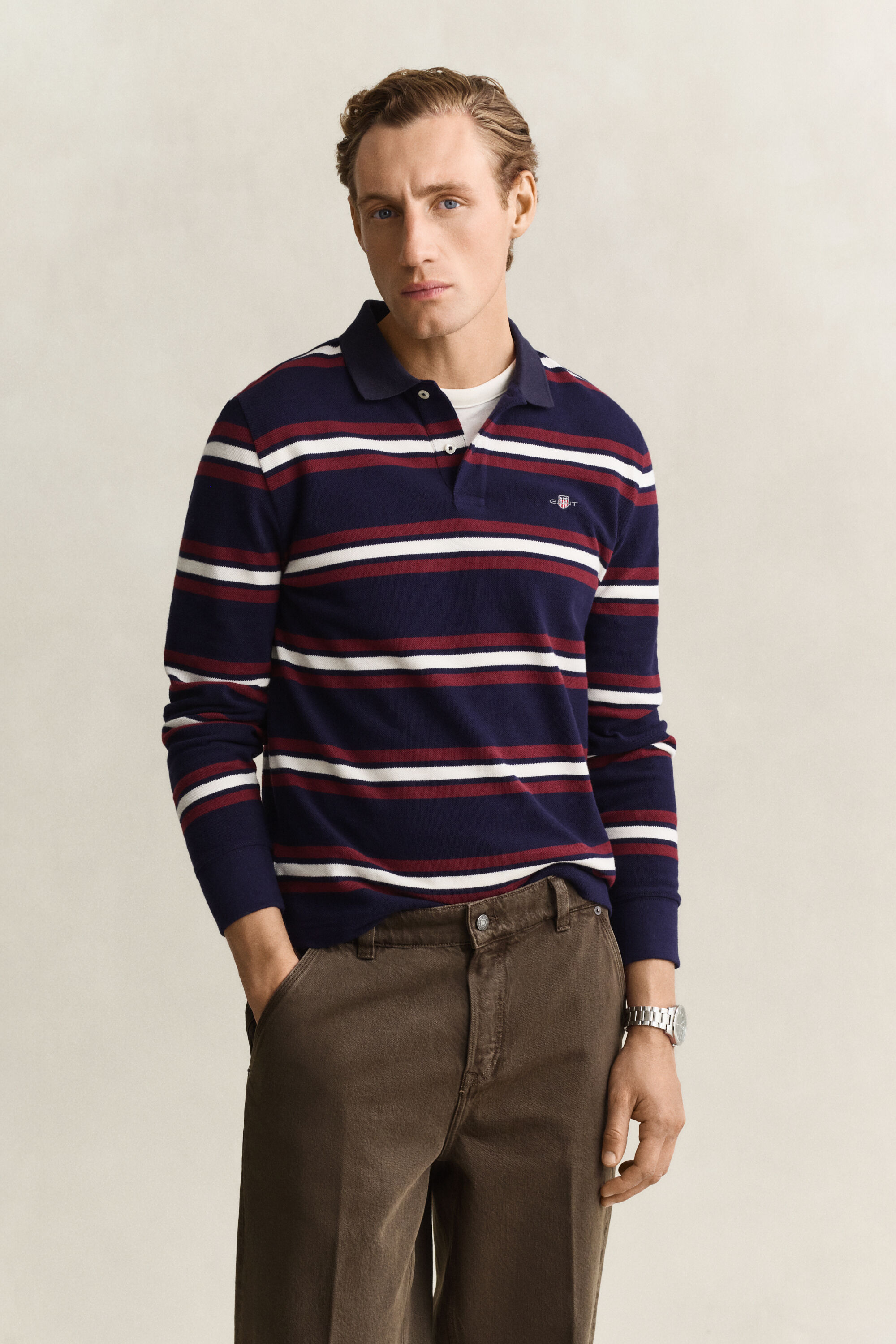 Polo a righe