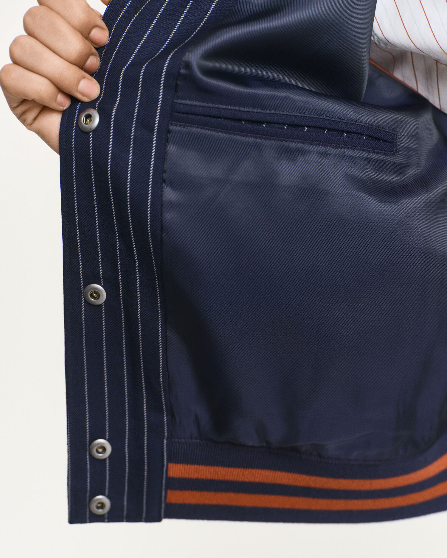 Giacca GANT Varsity Jacket gessata