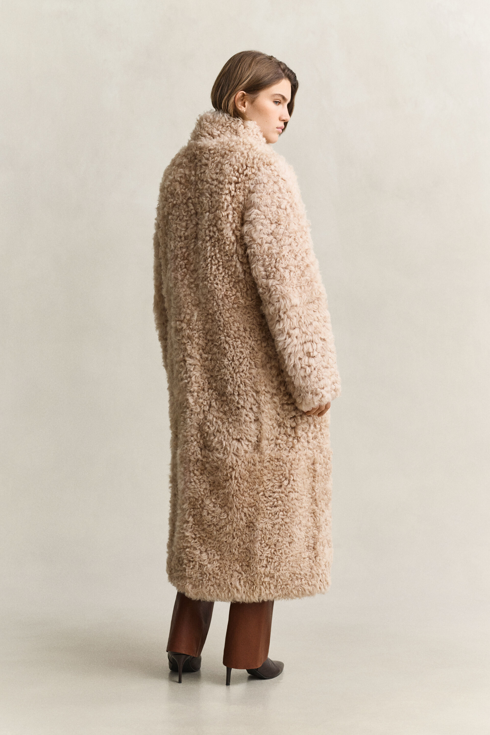 Cappotto in shearling